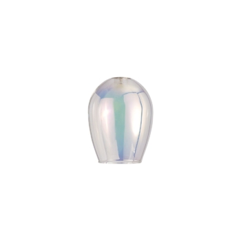 Isabel 120x160mm Wine Glass (D) Iridescent With Inner Frosted Glass Shade in a 7 Colour Iridescent/Frosted White Finish