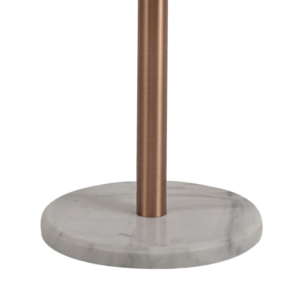Riley Floor Lamp, 8 x G9, & Glass With Base in a Antique Copper/Opal ...
